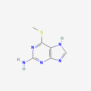 6-(Methylthio)-7H-purin-2-amine