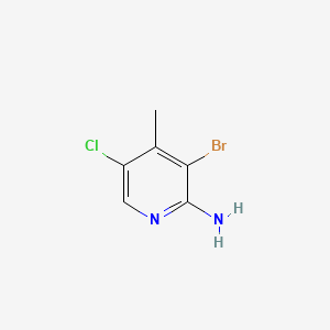 2-Amino-3-bromo-5-chloro-4-methylpyridine