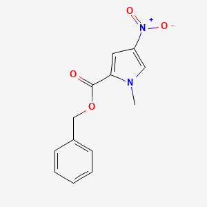 Phenylmethyl 1-methyl-4-nitro-1H-pyrrole-2-carboxylate
