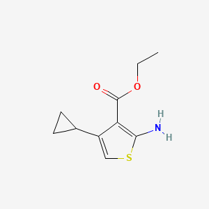 2-Amino-4-cyclopropyl-thiophene-3-carboxylic acid ethyl ester