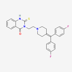 3-(2-(4-(Bis(4-fluorophenyl)methylene)piperidin-1-yl)ethyl)-2-thioxo-2,3-dihydroquinazolin-4(1H)-one