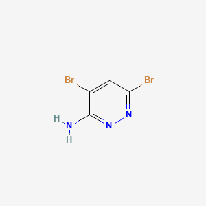 4,6-Dibromopyridazin-3-amine