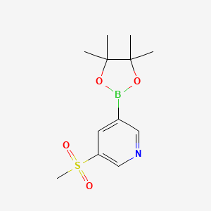 5-(Methylsulfonyl)pyridine-3-boronic acid pinacol ester, 95%