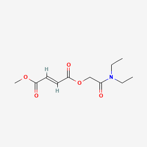 2-(Diethylamino)-2-oxoethyl methyl fumarate