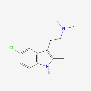 2-(5-Chloro-2-methyl-3-indolyl)-N,N-dimethyl-1-ethanamine