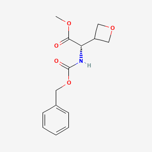 Methyl (S)-2-(((benzyloxy)carbonyl)amino)-2-(oxetan-3-yl)acetate