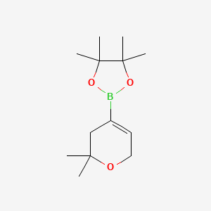 2-(2,2-Dimethyl-3,6-dihydro-2H-pyran-4-yl)-4,4,5,5-tetramethyl-1,3,2-dioxaborolane