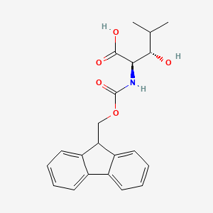 rel-(2R,3S)-2-((((9H-Fluoren-9-yl)methoxy)carbonyl)amino)-3-hydroxy-4-methylpentanoic acid