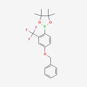 4-Benzyloxy-2-trifluoromethylphenylboronic acid pinacol ester