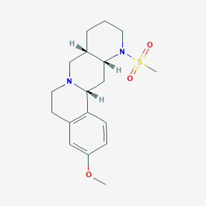 (8aS,12aR,13aR)-3-Methoxy-12-(methylsulfonyl)-5,8,8a,9,10,11,12,12a,13,13a-decahydro-6H-isoquinolino[2,1-g][1,6]naphthyridine