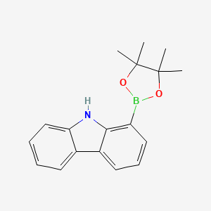 1-(4,4,5,5-Tetramethyl-1,3,2-dioxaborolan-2-yl)-9H-carbazole
