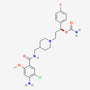 (S)-3-[4-[(4-Amino-5-chloro-2-methoxybenzamido)methyl]-1-piperidyl]-1-(4-fluorophenyl)propyl Carbamate