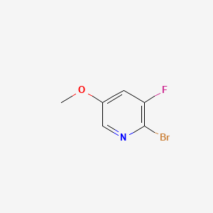 Pyridine, 2-bromo-3-fluoro-5-methoxy-