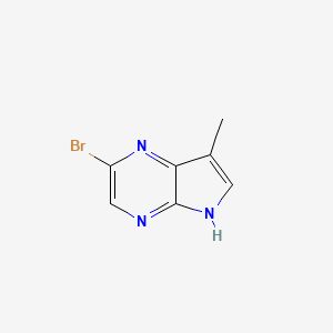 2-Bromo-7-methyl-5H-pyrrolo[2,3-b]pyrazine
