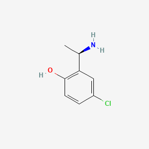 (R)-2-(1-Aminoethyl)-4-chlorophenol