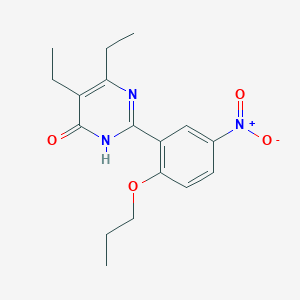 5,6-Diethyl-2-(5-nitro-2-propoxyphenyl)-4(3H)-pyrimidinone