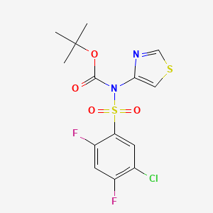 N-Boc-5-chloro-2,4-difluoro-N-(4-thiazolyl)benzenesulfonamide