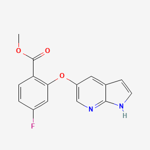 Methyl 2-[(1H-Pyrrolo[2,3-b]pyridin-5-yl)oxy]-4-fluorobenzoate