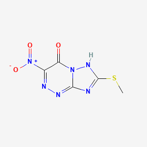 7-(Methylthio)-3-nitro-[1,2,4]triazolo[5,1-c][1,2,4]triazin-4(6H)-one