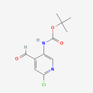 tert-Butyl (6-chloro-4-formylpyridin-3-yl)carbamate