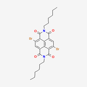 4,9-Dibromo-2,7-dihexylbenzo[lmn][3,8]phenanthroline-1,3,6,8(2H,7H)-tetraone