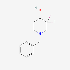 1-Benzyl-3,3-difluoropiperidin-4-ol