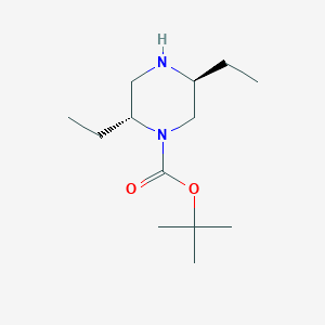tert-Butyl (2R,5S)-2,5-diethylpiperazine-1-carboxylate