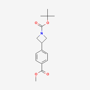 Tert-butyl 3-(4-(methoxycarbonyl)phenyl)azetidine-1-carboxylate