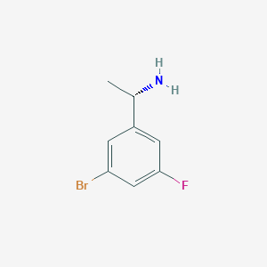(S)-1-(3-Bromo-5-fluorophenyl)ethan-1-amine