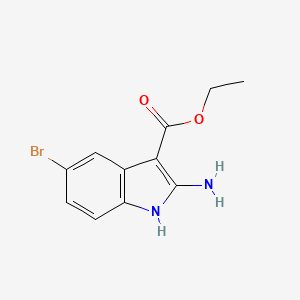 Ethyl 2-amino-5-bromo-1H-indole-3-carboxylate