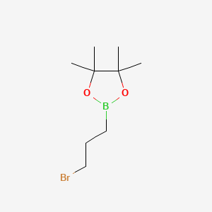 2-(3-Bromopropyl)-4,4,5,5-tetramethyl-1,3,2-dioxaborolane, 97%