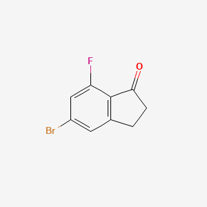 5-Bromo-7-fluoro-2,3-dihydro-1H-inden-1-one