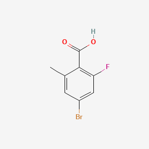 4-Bromo-2-fluoro-6-methylbenzoic Acid