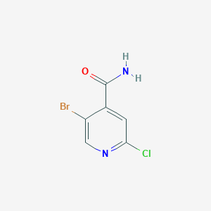 5-Bromo-2-chloroisonicotinamide