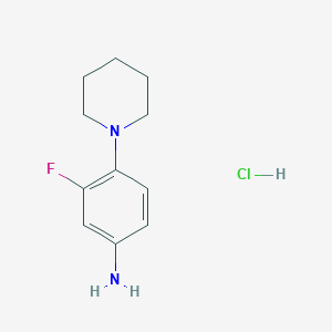 3-Fluoro-4-(piperidin-1-yl)aniline hydrochloride