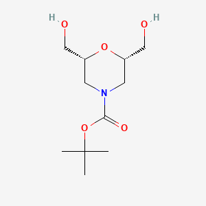 1，1-Dimethylethyl (2R，6S)-2，6-bis(hydroxymethyl)-4-morpholinecarboxylate