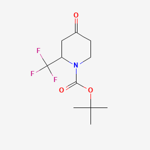 tert-Butyl 4-oxo-2-(trifluoromethyl)piperidine-1-carboxylate