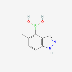 (5-Methyl-1H-indazol-4-yl)boronic Acid(contains varying amounts of Anhydride)