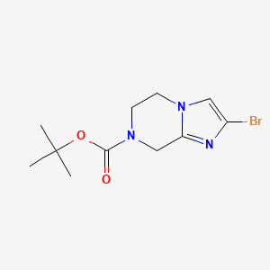 2-Bromo-7-(tert-butoxycarbonyl)-5,6,7,8-tetrahydroimidazo[1,2-a]pyrazine