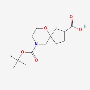 9-(tert-Butoxycarbonyl)-6-oxa-9-azaspiro[4.5]decane-2-carboxylic acid