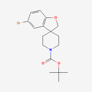 tert-Butyl 5-bromo-2H-spiro[benzofuran-3,4'-piperidine]-1'-carboxylate