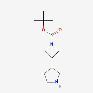 tert-Butyl 3-(pyrrolidin-3-yl)azetidine-1-carboxylate