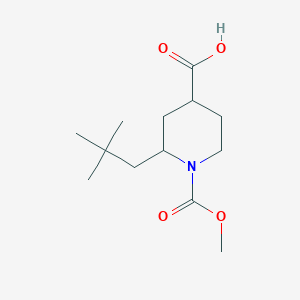 1-(methoxycarbonyl)-2-neopentylpiperidine-4-carboxylic acid