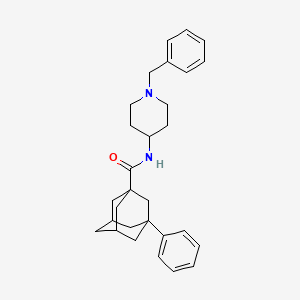 N-(1-Benzylpiperidin-4-yl)-3-phenyladamantane-1-carboxamide