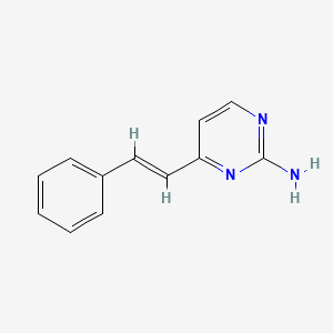 (E)-4-Styrylpyrimidin-2-amine