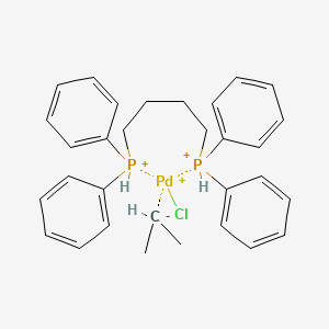 [1,1'-(1,4-Butanediyl)bis[1,1-diphenylphosphine-κP]]chloro(η3-2-propen-1-yl)palladium
