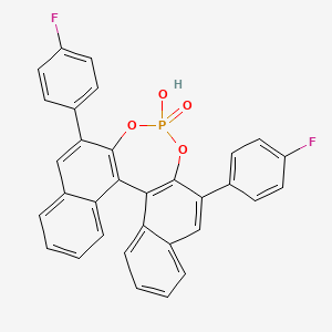 (11bS)-2,6-Bis(4-fluorophenyl)-4-hydroxydinaphtho[2,1-d:1',2'-f][1,3,2]dioxaphosphepine 4-oxide