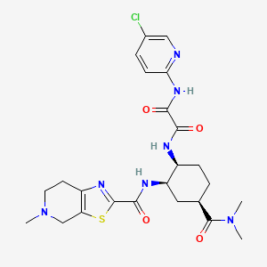 N1‑(5‑Chloropyridin‑2‑yl)‑N2‑((1S,2R,4R)‑4‑(dimethylcarbamoyl)‑2‑(5‑methyl‑4,5,6,7‑tetrahydrothiazolo[5,4‑c]pyridine‑2‑carboxamido)cyclohexyl)oxalamide