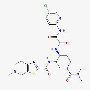 N1‑(5‑Chloropyridin‑2‑yl)‑N2‑((1S,2S,4S)‑4‑(dimethylcarbamoyl)‑2‑(5‑methyl‑4,5,6,7‑tetrahydrothiazolo[5,4‑c]pyridine‑2‑carboxamido)cyclohexyl)oxalamide