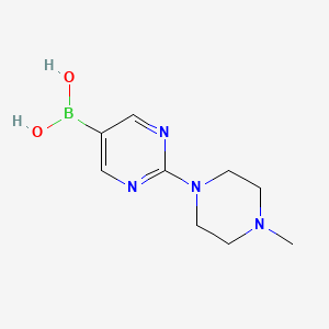 (2-(4-Methylpiperazin-1-yl)pyrimidin-5-yl)boronic acid